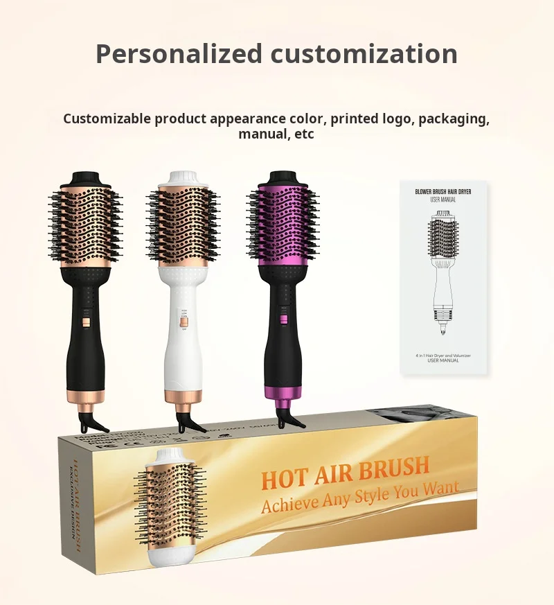 Щетка для фена с щеткой горячего воздуха и ионной технологией Стайлер