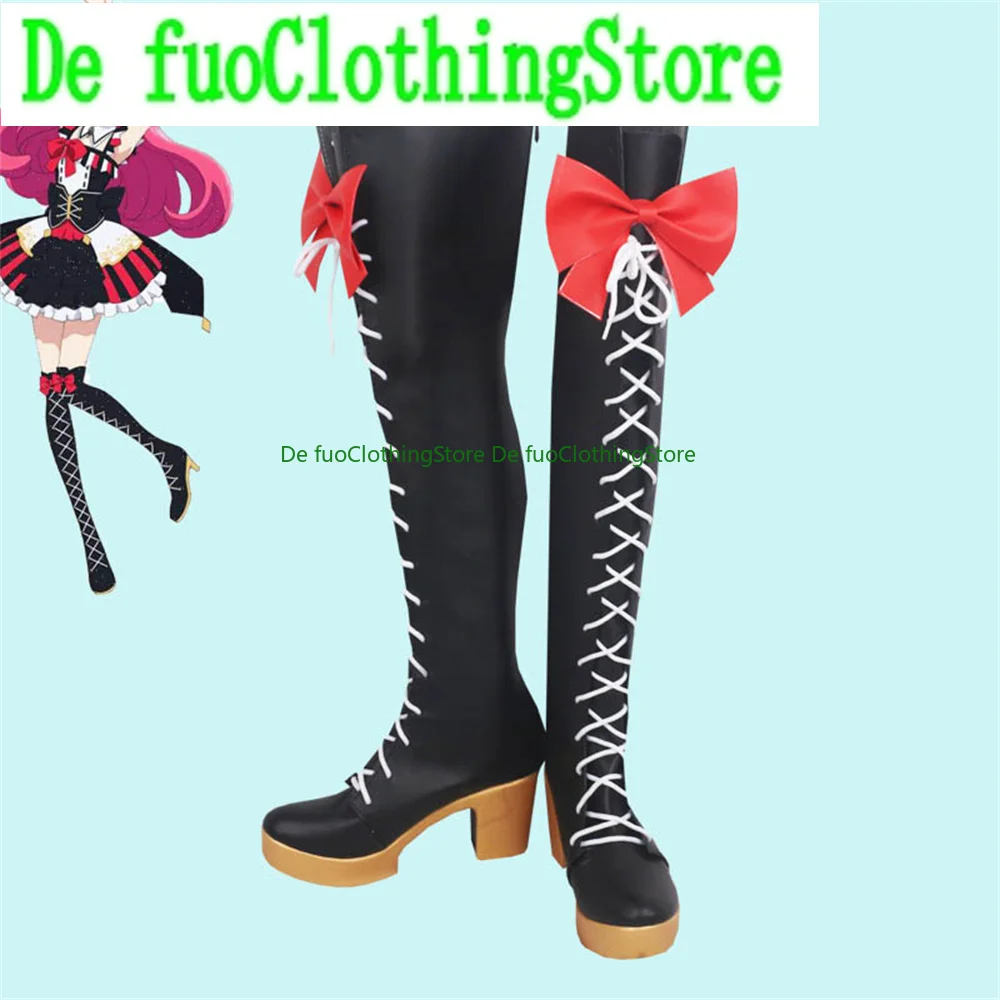 Puripara Hojo Обувь для косплея Сапоги Хэллоуин Рождество DefuoClothing Магазин обуви