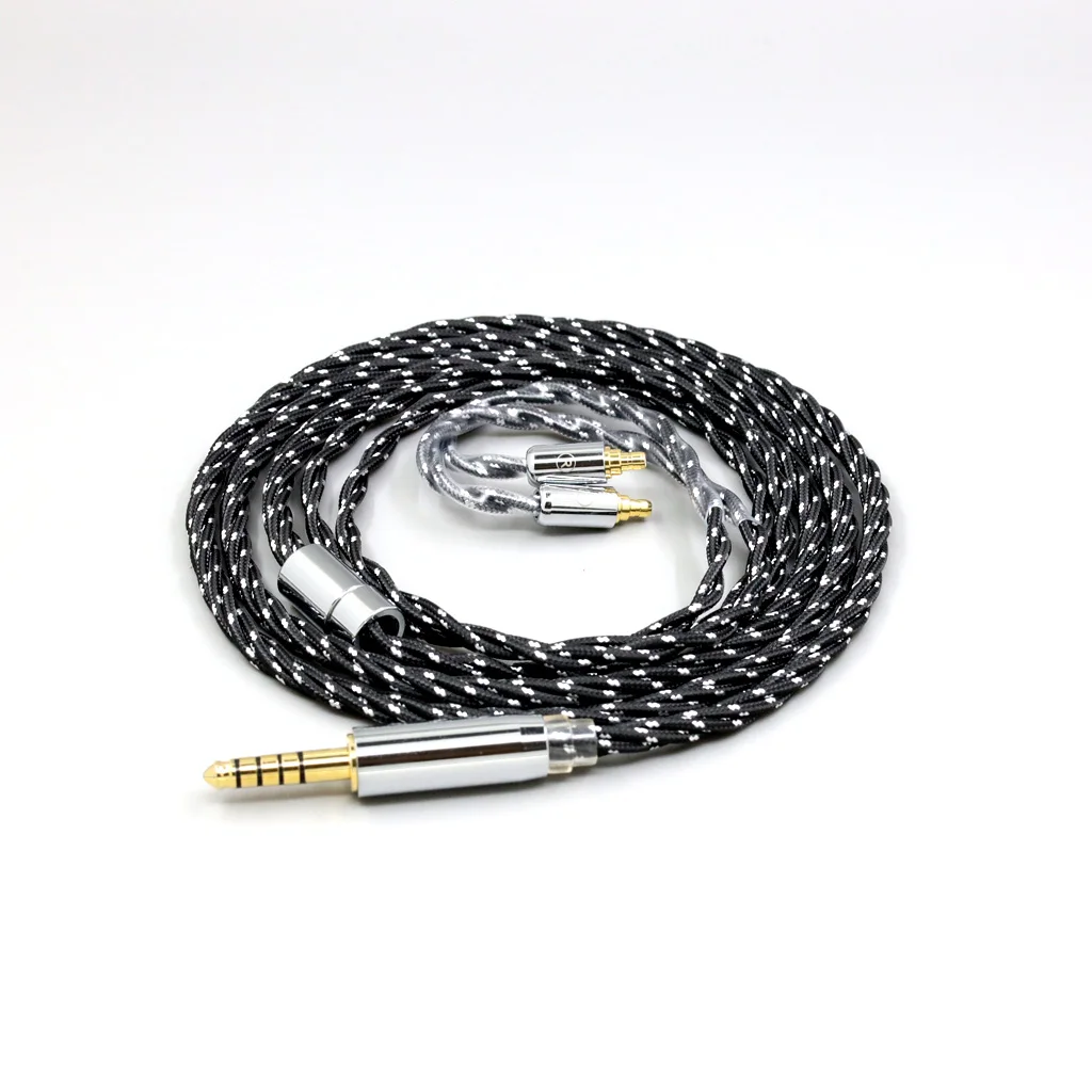 OCC смешанный OFC скручивающий нейлоновый кабель для наушников Sennheiser IE100 IE400 IE500 Pro LN