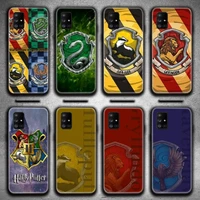 potter movie design harries slytherin phone case for samsung galaxy a52 a21s a02s a12 a31 a81 a10 a30 a32 a50 a80 a71 a51 5g