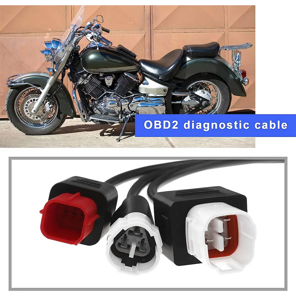 

OBD Diagnostics Cable With CAN-BUS Reader - Read And Clear Fault Codes With Ease Compatibility Compatible With Yamah-a
