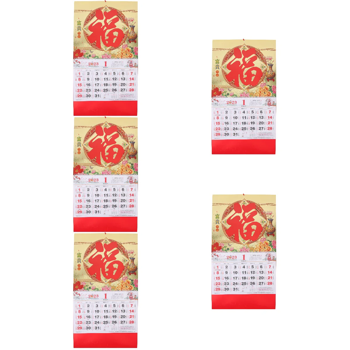 

Calendar Chinese Year Wall Hanging New Monthlyrabbit Calendars Lunar The Planning Schedule Tradition Planner Traditional Bunny