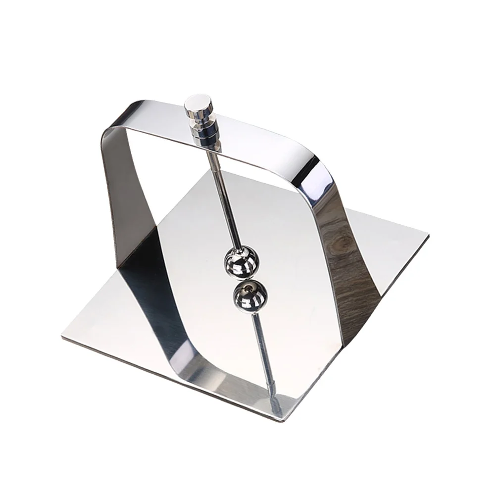 

Stainless Steel Napkin Holder Countertop Napkin Holder Paper Towel Holder Decorative Tissue Holder Stand (Style A) - 13.5x13.5cm