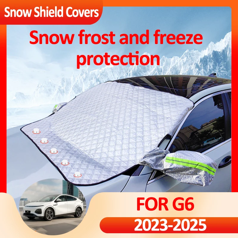 Для XPeng G6 2023 ~ 2025 2024 автомобильные аксессуары переднее лобовое стекло солнце дождь