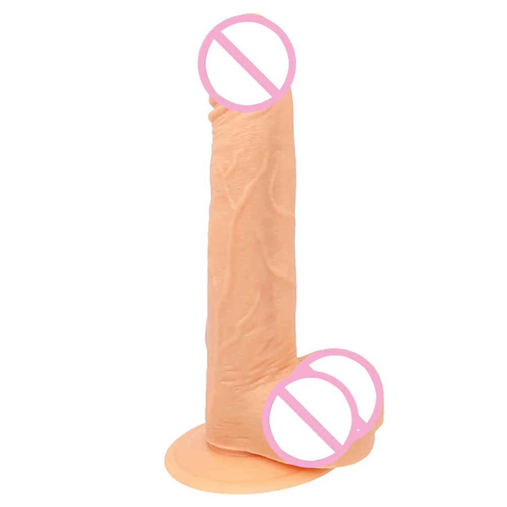 Реалистичный огромный фаллоимитатор, мягкий материал, большой пенис с присоской, секс-игрушки Phallus для женской мастурбации, большой член