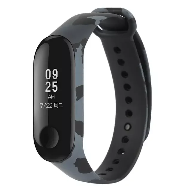

Ремешок с граффити для Mi Band 6 5 4 3, ремешок, сменный Браслет, универсальный силиконовый ремешок на запястье, цветные цветы, ремешок для часов, ...