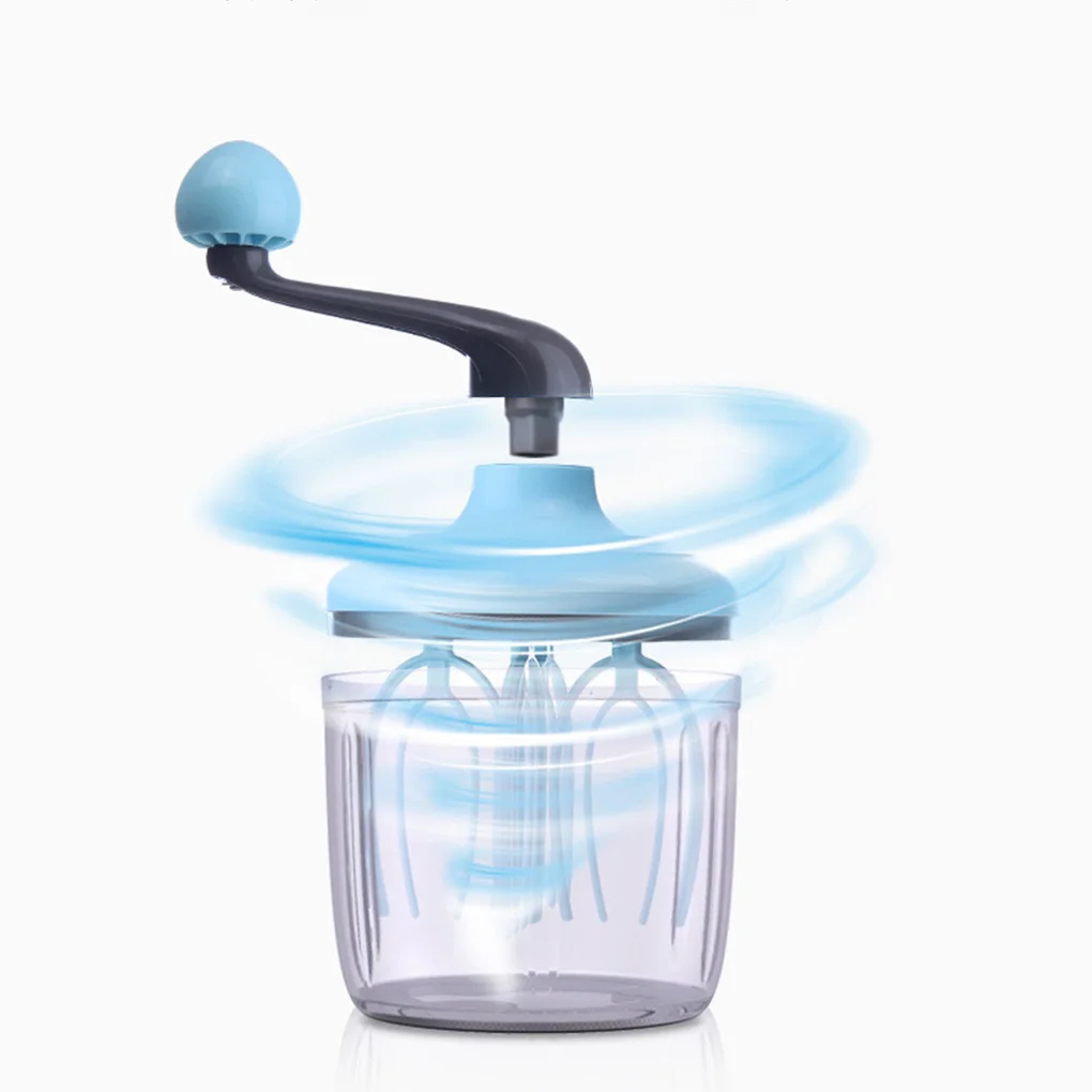 

Kitchen Cream Beating Manual Egg Beater Detachable Round Handle Food Mixer