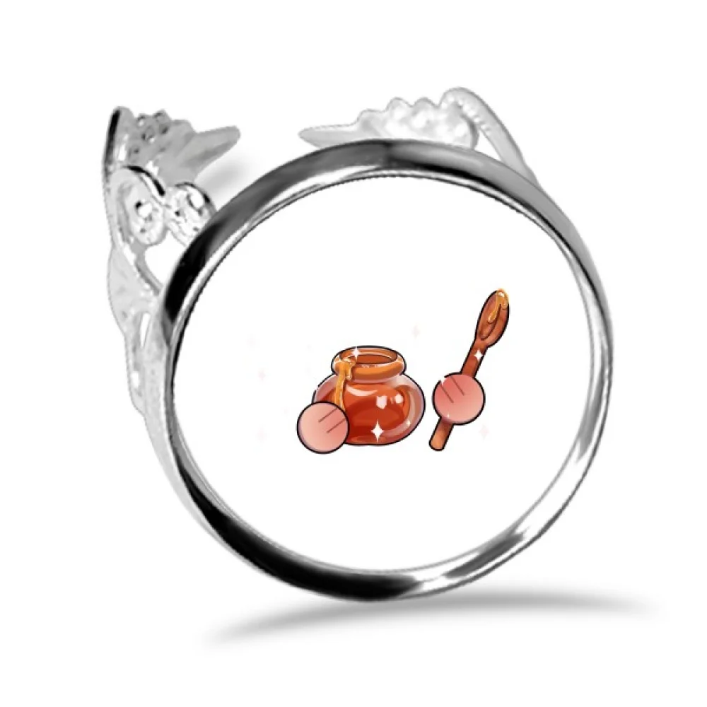 

Canada Honey Food Finger Ring Circlet Adjustable Jewelry Hand Ornament