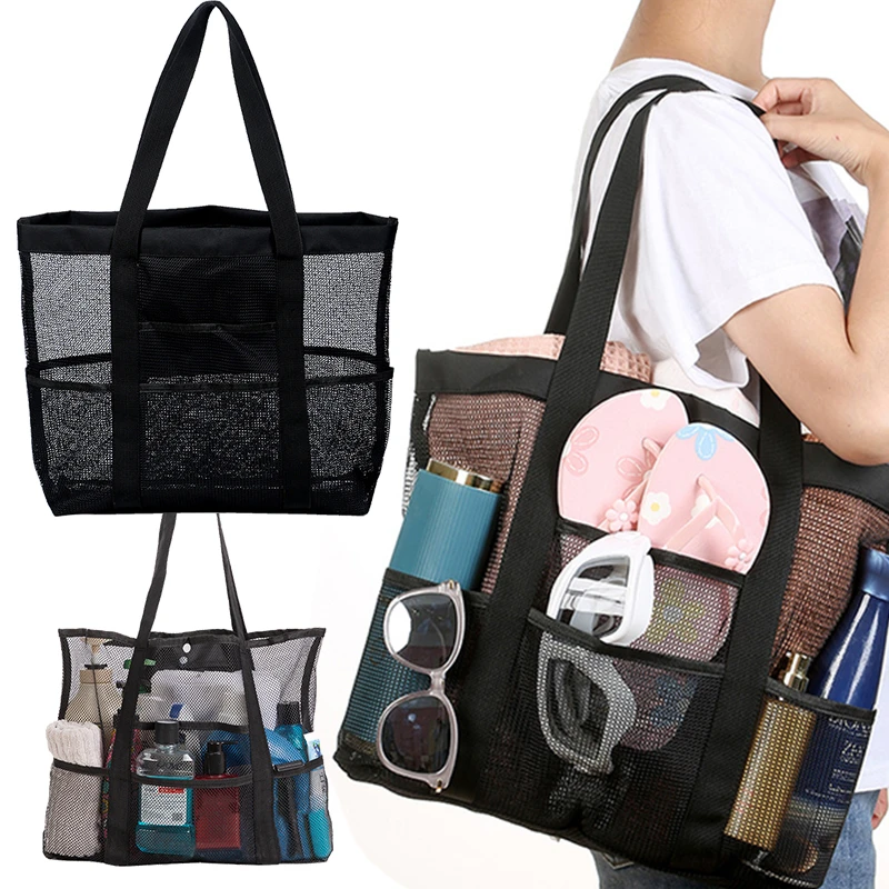 Baby Bath Toys Mesh Net Toy Storage Bag Water Toys for Waterproof Cloth Kids Beach Sand Toys Organizer Basket Net Dropshipping