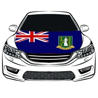 virgin islands flag car hood cover 3 3x5ft 100polyesterengine elastic fabrics can be washed