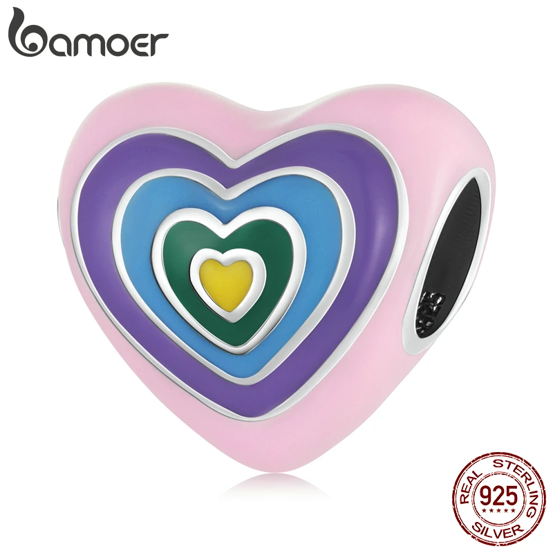 

Женский браслет из серебра 925 пробы, с подвеской в виде сердца