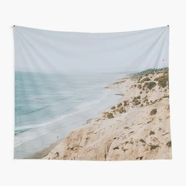 

California Coast Tapestry Art Travel Decor Decoration Beautiful Living Bedspread Home Towel Colored Wall Blanket Room Bedroom