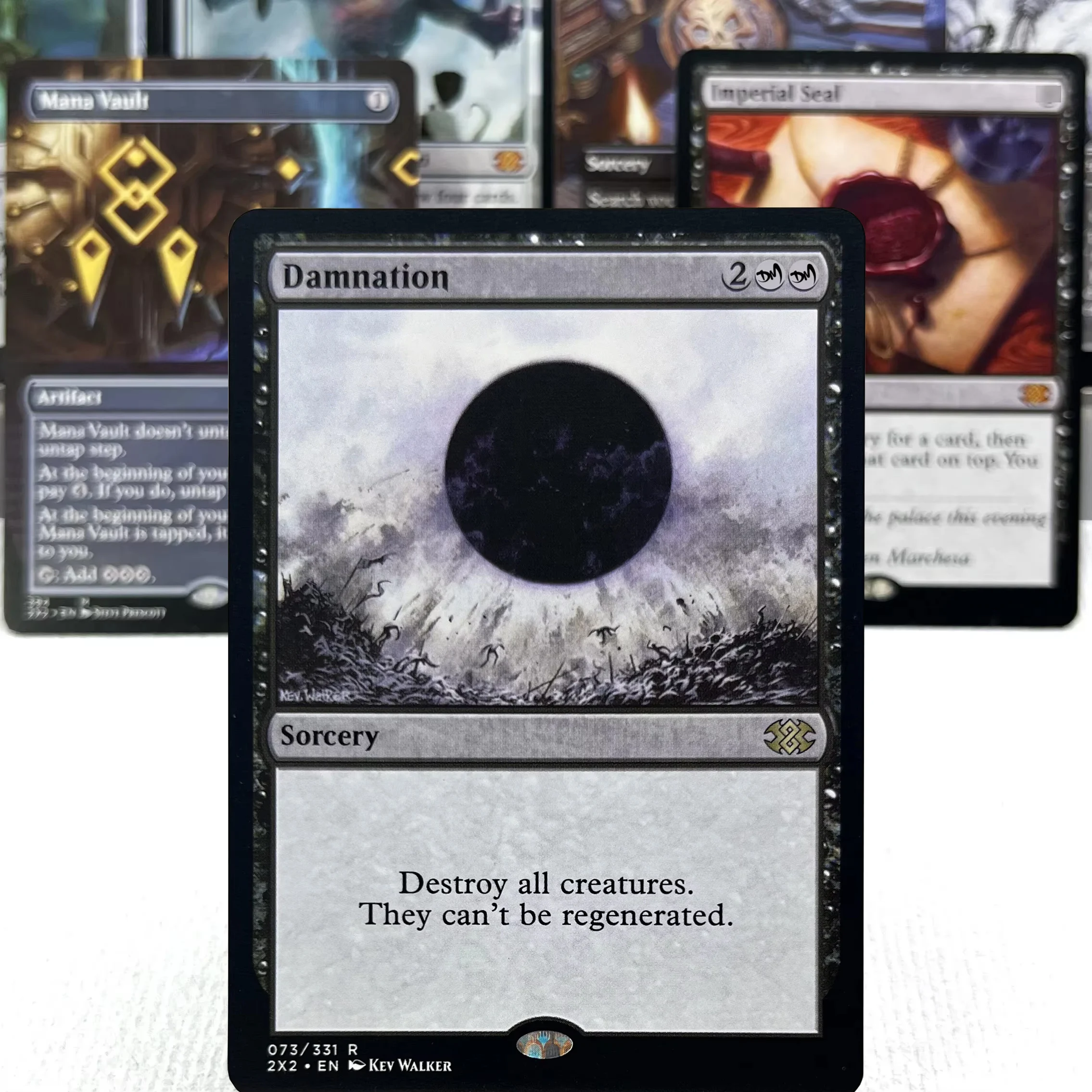 Фото 2X2 HOLO9-I02 Карты Tcg German Magical Consecrated Sphinx the Emrakul, the Aeons Torn Smothering Tithe gather №1