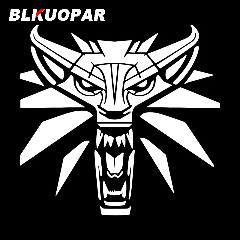 Автомобильная наклейка BLKUOPAR в виде зверя, персональная графическая наклейка, наклейка с окклюзией, царапинами, кондиционер для ноутбука, багажника, двери автомобиля, протектор