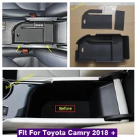 armrest arm rest storage box center console compartment glove tray organiser for toyota camry 2018 2022 interior accessories