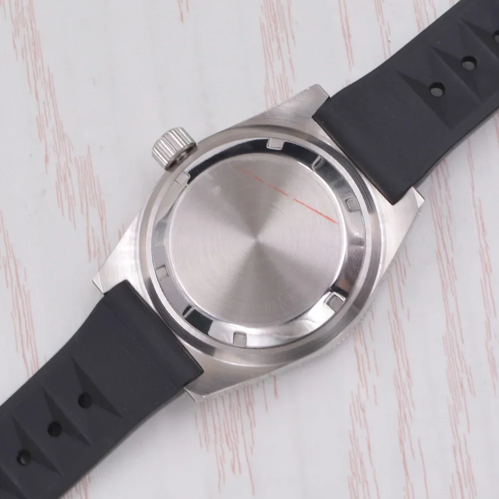 40 мм индивидуальный логотип NH35 механизм сапфировое стекло резиновый ремешок из