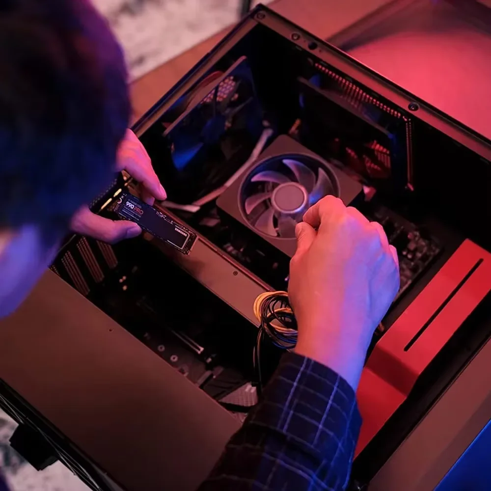 SSD Samsung 990 Pro 1 ТБ 2 4 PCIe Gen 4.0x4 Твердотельный накопитель NVMe 2.0 M.2 2280 Внутренний