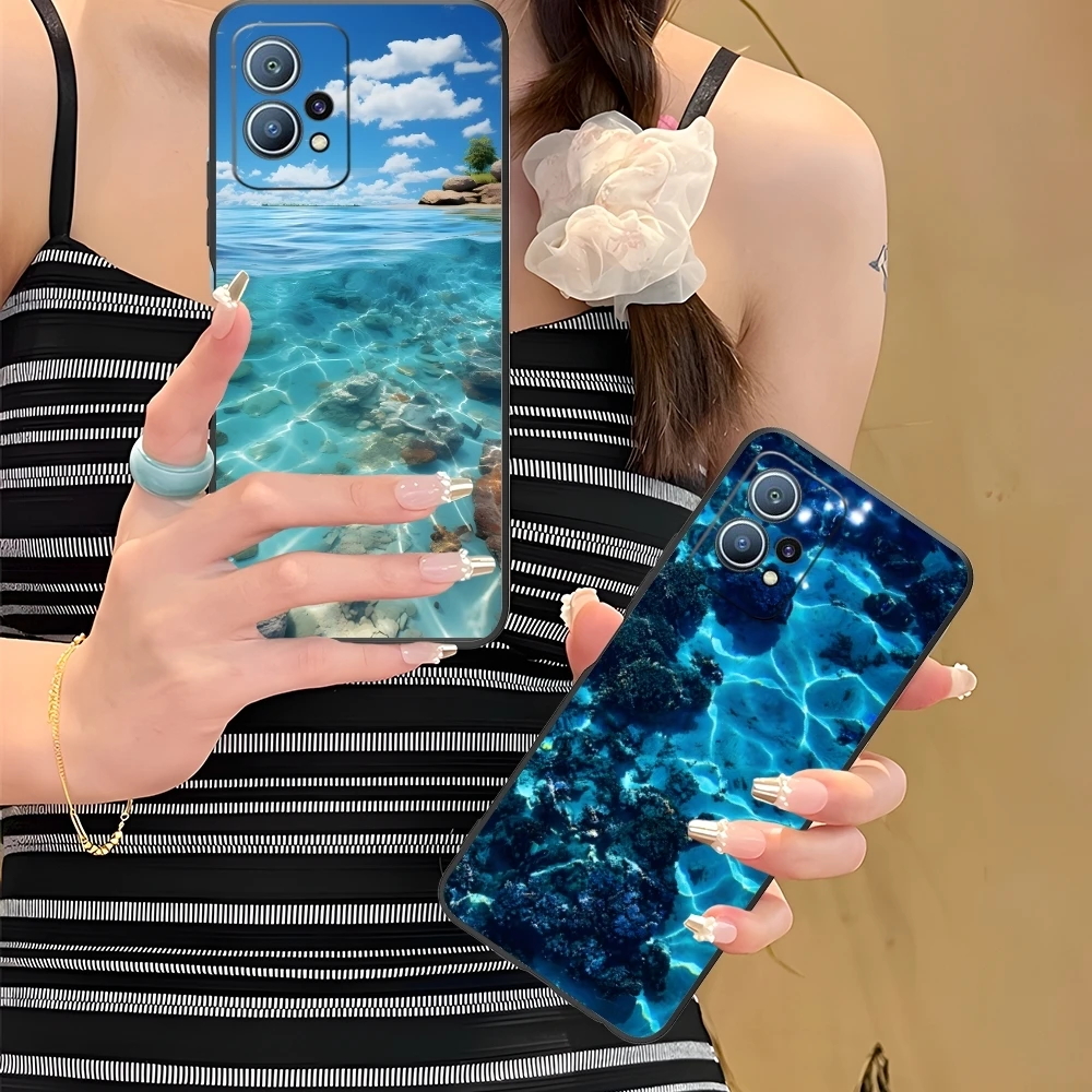 Чехол для мобильного телефона с изображением пляжа океана Huawei P60 P50 P40 P30 P20 P10 P9 P8 Pro