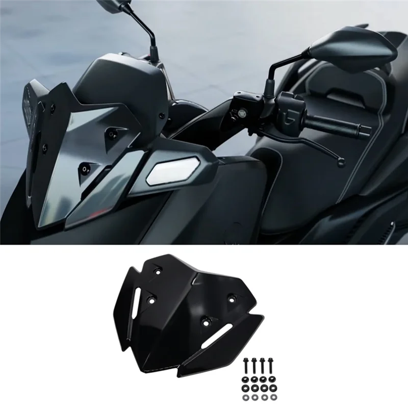 Фото Для YAMAHA XMAX125 XMAX250 XMAX300 лобовое стекло мотоцикла ветровое стекло дефлектор экран сменные аксессуары №5
