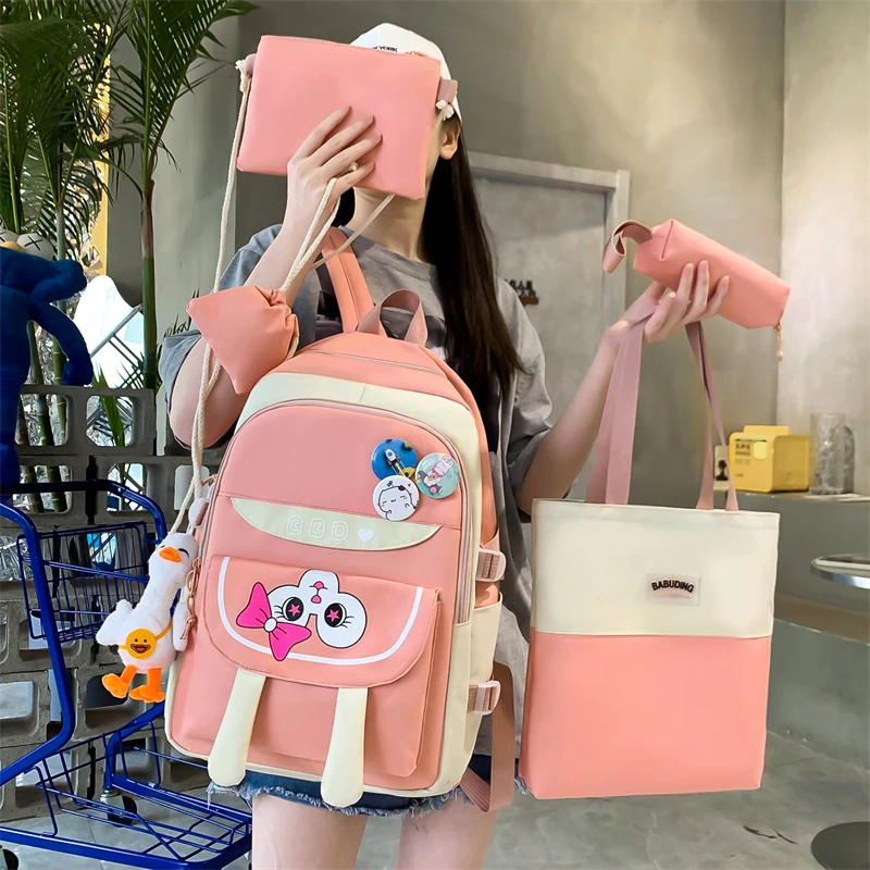 UNIXINU 5 шт. в комплекте Kawaii школьный рюкзак для девочек школьные сумки