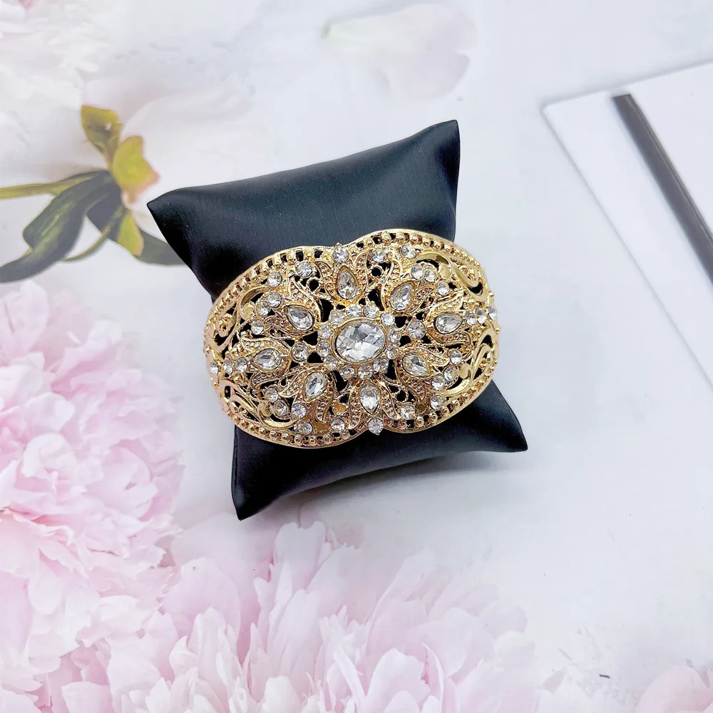 Браслет-манжета Neovisson с кристаллами для женщин арабские этнические свадебные