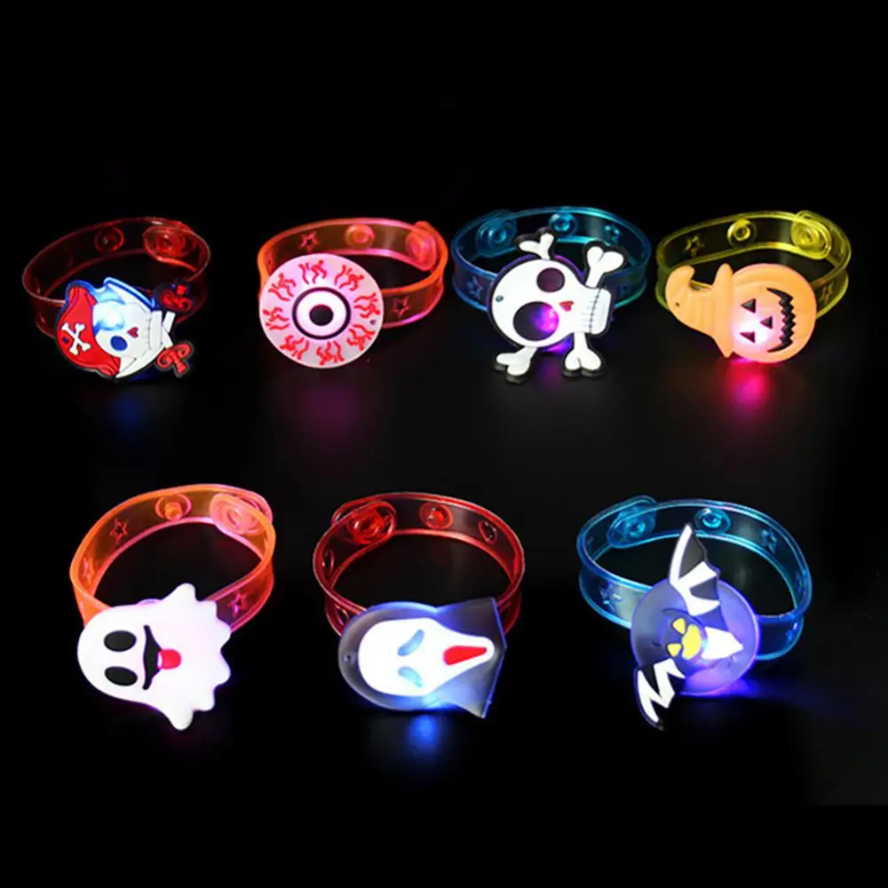 

Gift For Kid Soft Rubber Cartoon Glow In The Dark Flash Mode Funny Party Supplies Led Light Toys Interactive Toys Creative