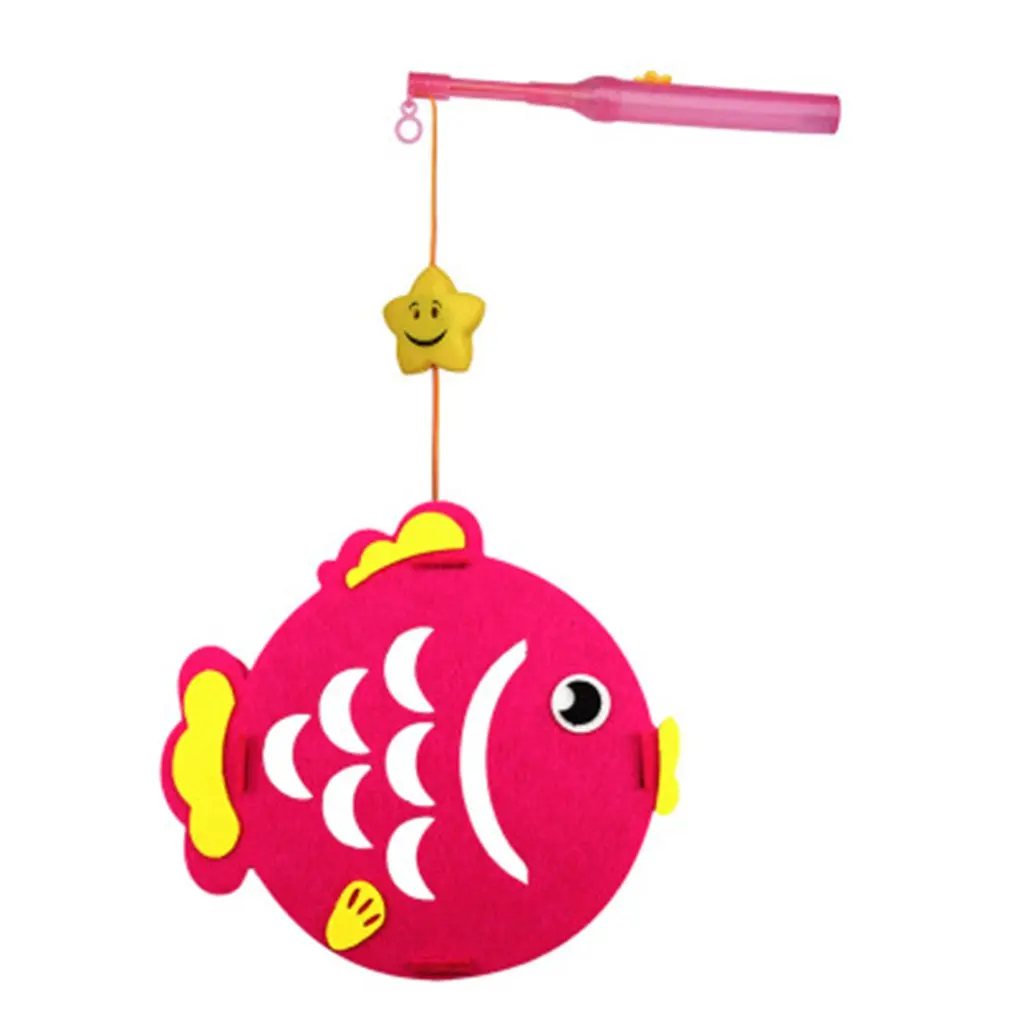 

Children'S Portable Lantern Mid-Autumn Festival Cartoon Music Lantern Handmade Diy Non-Woven Material Package