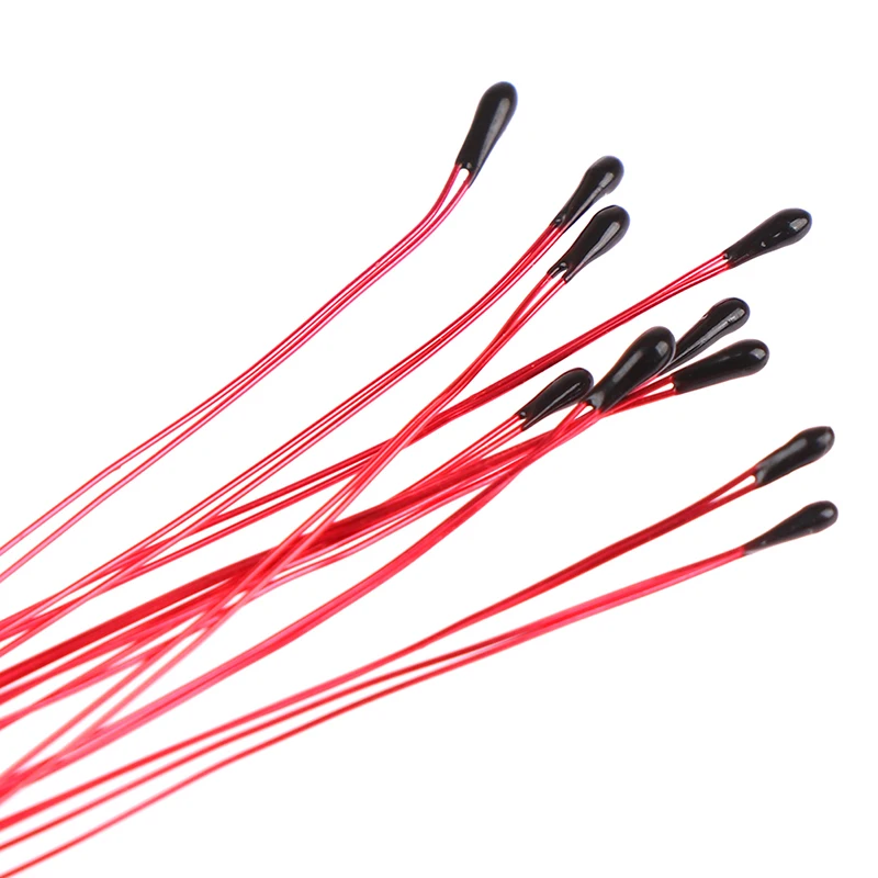 Терморезистор NTC MF52B 10K 100K провод с зондом B3470 B3380 B3950 B4250 1% 10 см датчик контроля