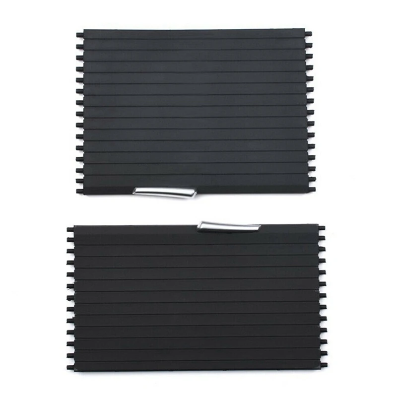 

4X Car Front/Rear Section Centre Console Cup Holder Roller Blind Cover For -BMW X5 X6 E70 E71 2007-2014 51166954943