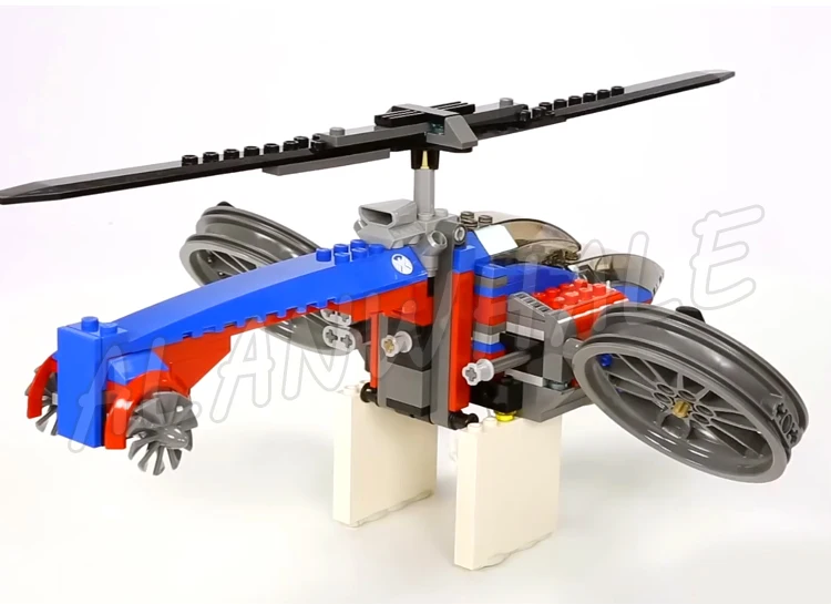 298pcs Super Fighter Revengers Spider Helicopter Rescue Green Goblin Glider 10240 Building Block Toy Compatible With Model
