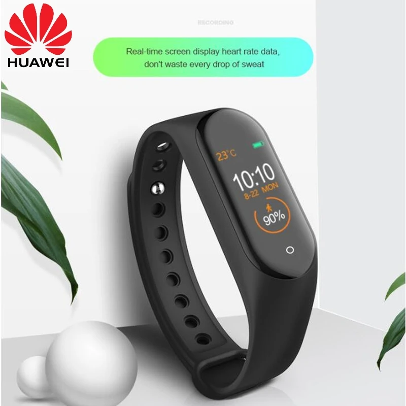 

Huawei M4 Smart Band Fitness Tracker Sport Bracelet Heart Rate Blood Pressure MI Smartband Monitor Health Wristband M3 2023 New