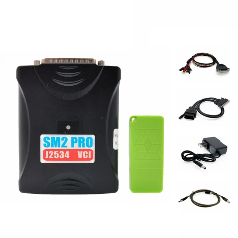 

SM2 Pro J2534 VCI ECU Programmer Read&Write ECU 67IN1 BENCH/FLASH/OBD SCANMATIK VCI ECU Programmer Kit US Plug