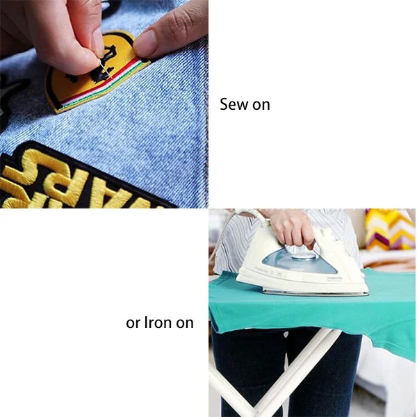 2 шт. патчи с цветком розы вышивка Приклеивание утюгом аппликация для рукоделия