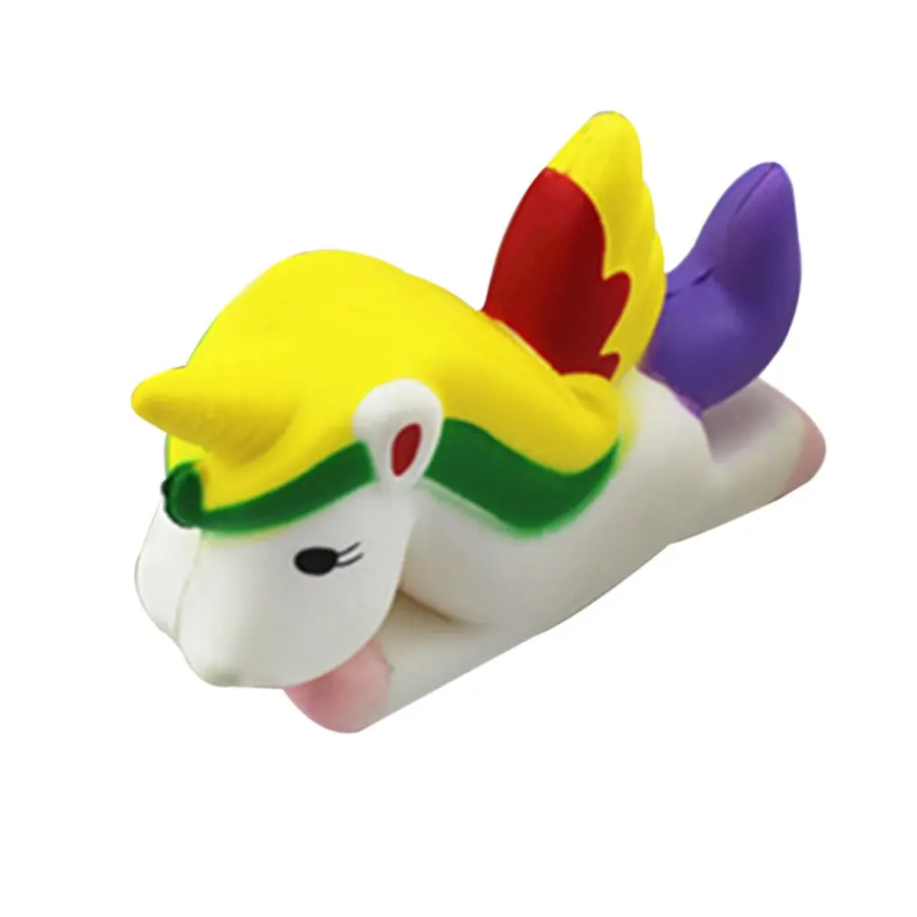 

Lovely Cute Flying Horse Design PU Children Adults Slow Rising Jumbo Squeeze Toys Decompression Charming Toy Gift