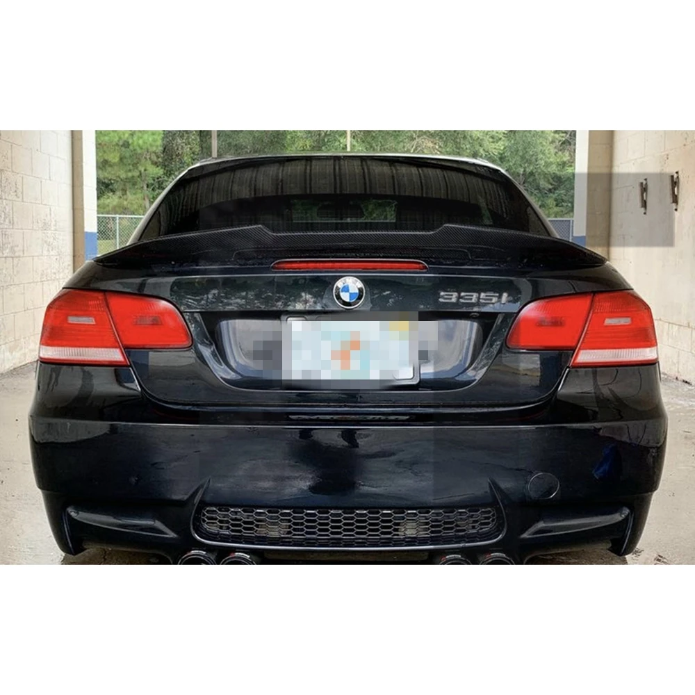 Фото Задний спойлер (антикрыло) PSM Style из карбона для BMW 3 серии E93 и E93 M3 кабриолет, 2006-2013, FRP, кованый карбон №2