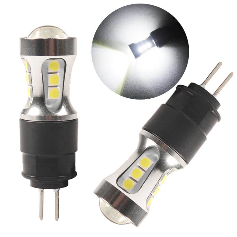 

2 шт. G4 HP24W светодиодный ные лампы для Peugeot 3008 5008 дневные ходовые огни DHO DRL белый 6000K 3030-SMD 12-24 В