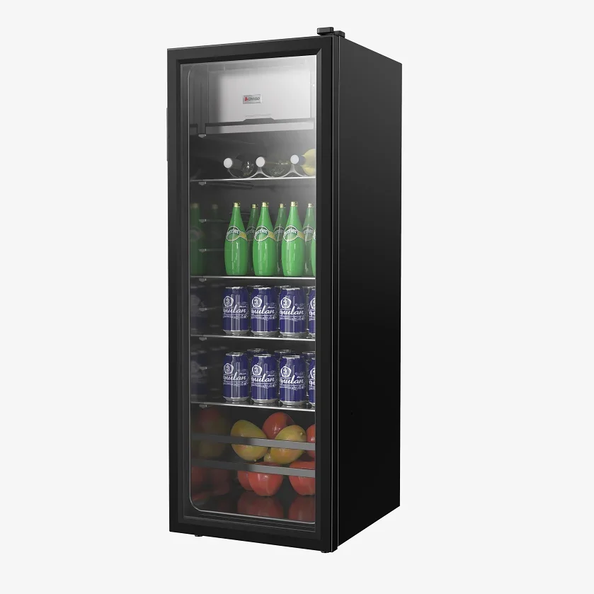 Фото Отель Mini Bier Kühlschrank Minibar Glastür Getränke Nazirhler 36L 55L 120L 230L Kompakter Beauty Kühlschrank mit Gefrier schrank №3