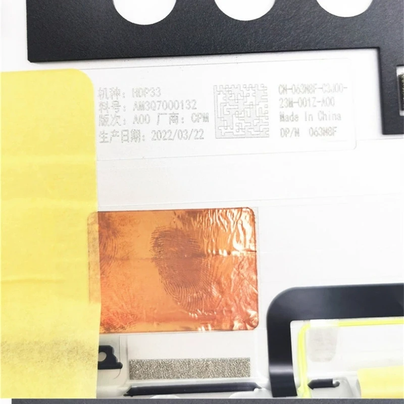 Новая Оригинальная запасная задняя крышка ЖК-дисплея для ноутбука DELL XPS 9315 2022 HDP33