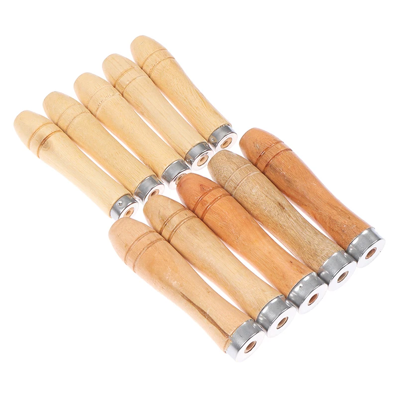 

5pcs Practical Wooden File Handle Wood Rasp Woodworking Polishing Rust Proof Filing Tools