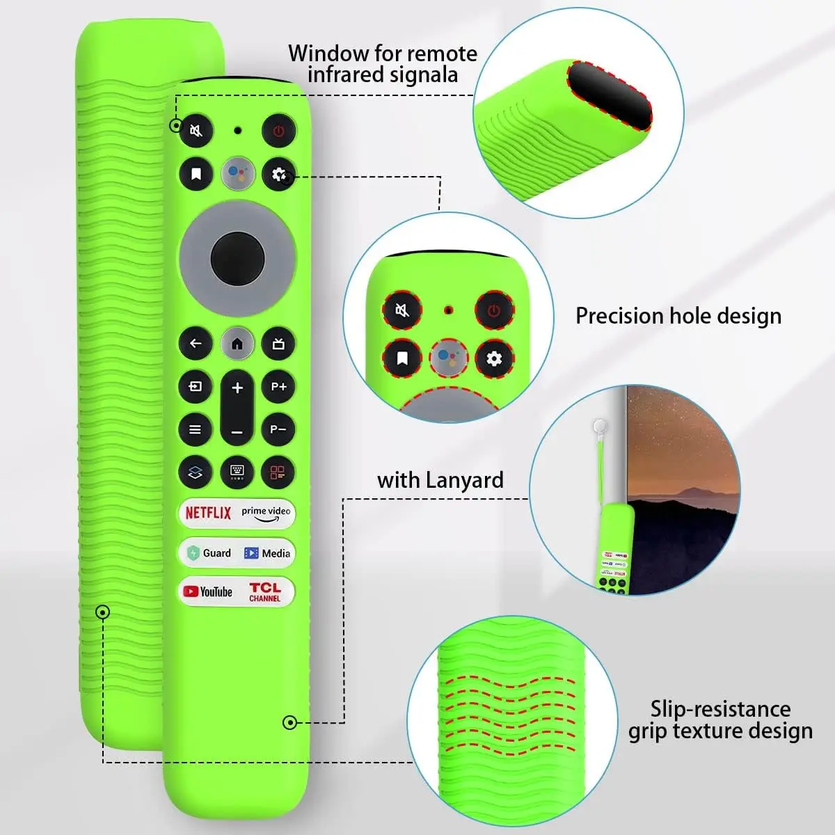 TCL Smart TV RC902V FMR1 Голосовой Пульт Дистанционного Управления Оригинальный Круглый