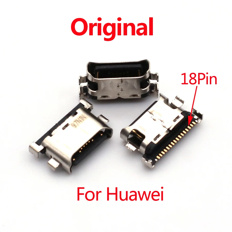 2-10Pcs Original Type C USB Charging Port Dock Plug Connector Socket For Huawei Matebook D14 D15 Boh Nbl WAQ9R MagicBook 15