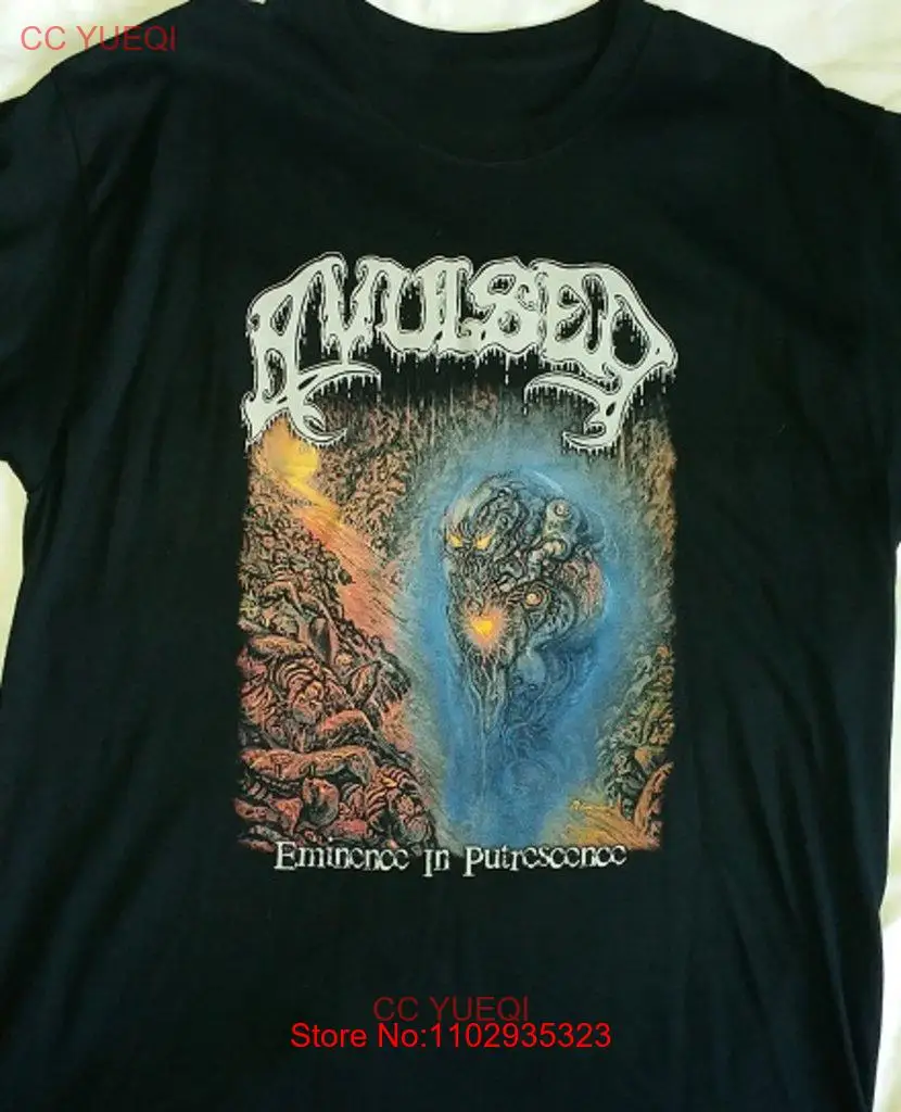 Avulsed Band подарок для фанатов черная футболка хлопок Полный размер TH107