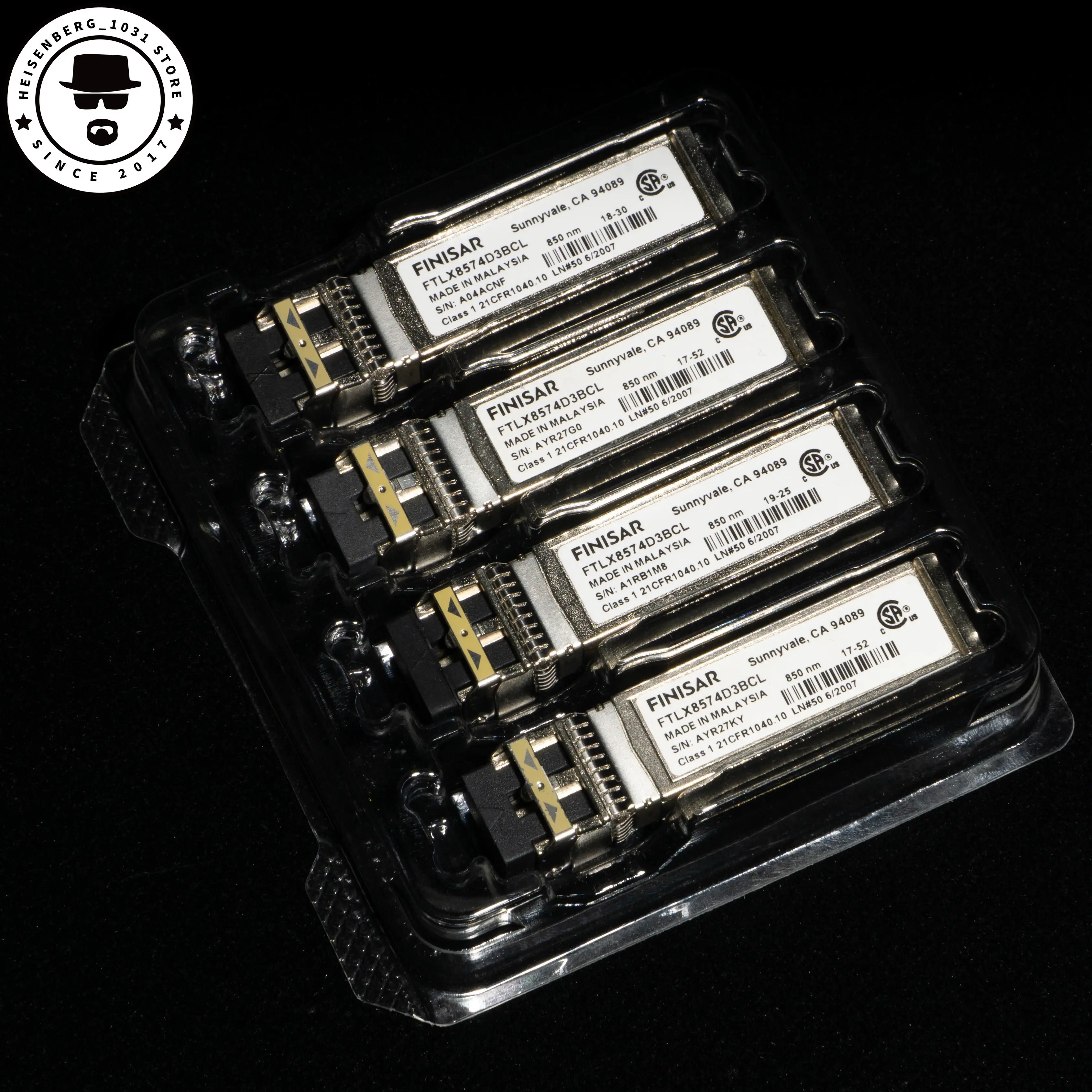 FTLX8574D3BCL FINISAR 10 Гбит/с 850нм мультимодовый Datacom SFP + трансивер 400 м FTLX8574D3BCL FINISAR 10 Гбит/с 850нм мультимодовый Datacom SFP + трансивер 400 м