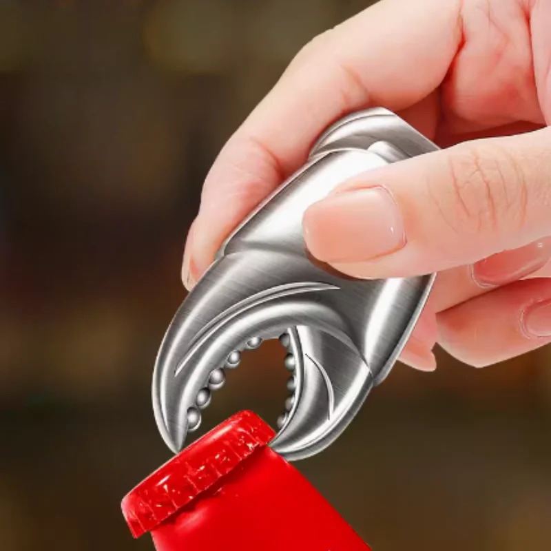 Открывалка Для Бутылок Из Нержавеющей Стали Коготь Краба Многофункциональная