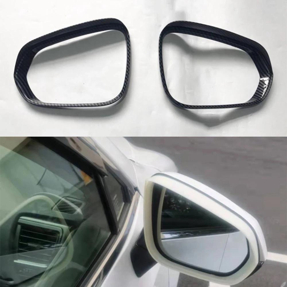 

For Lexus NX 2022 Car Exterior Rearview Mirror Rain Eyebrow Frame Trim Styling Auto Molding Accessories 2pcs