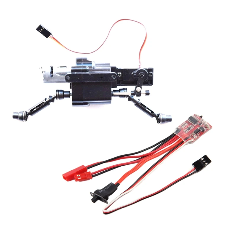 

2 комплекта детали для автомобиля RC: 1 комплект для коробки передач, 2 вала коробки передач и 1 шт. контроллер скорости щеточного двигателя RC ESC...