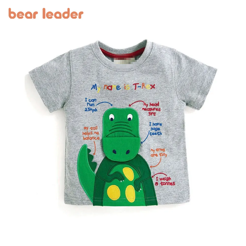 

Bear Leader Kids T-Shirt 2022 New Brand Animal Pattern Sunmmer Short Sleeve Boys Clothes T-Shirt for 18M-6Y Casual Boy Clothes