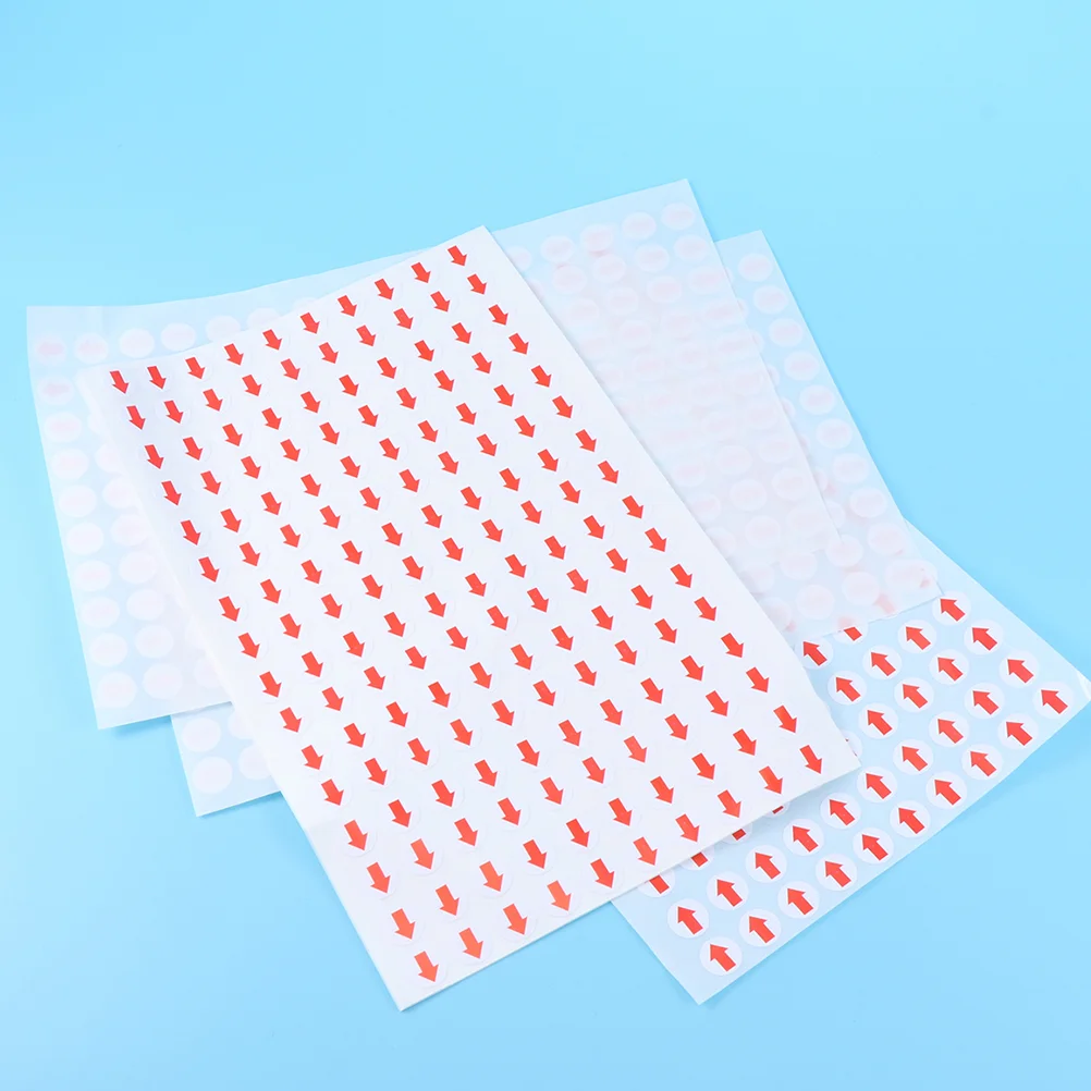 

6400pcs Red Round Dot Stickers Removable Self Adhesive Paper Labels Products Inspection Defect Indicator