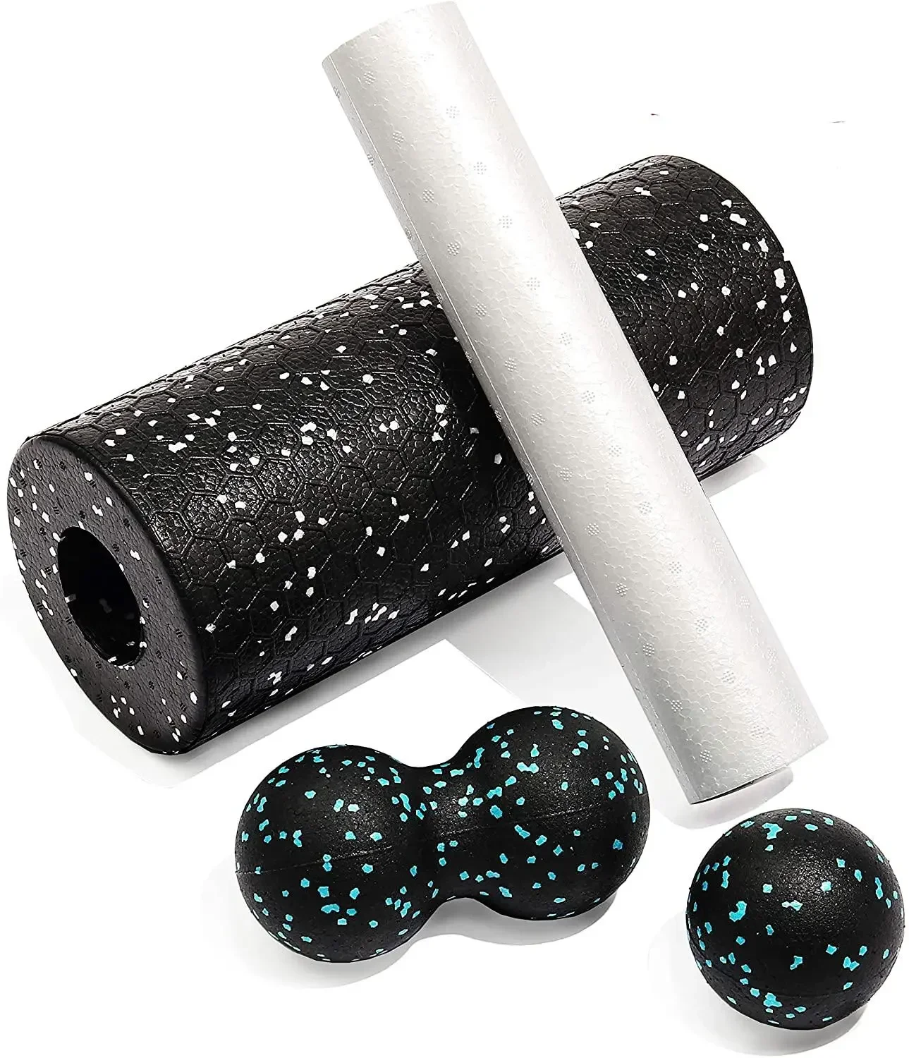 

Neck Set in Fitness Roller 1 Deep Exercise, Roller Tissue Yoga for Leg Back 2 Recovery Foam Massage Feet Arm Muscles And