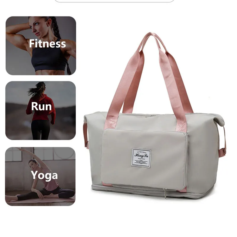 

Вместительные складные дорожные сумки, водонепроницаемая сумка-тоут, дорожные тренировочные вещевые сумки, женские многофункциональные с...